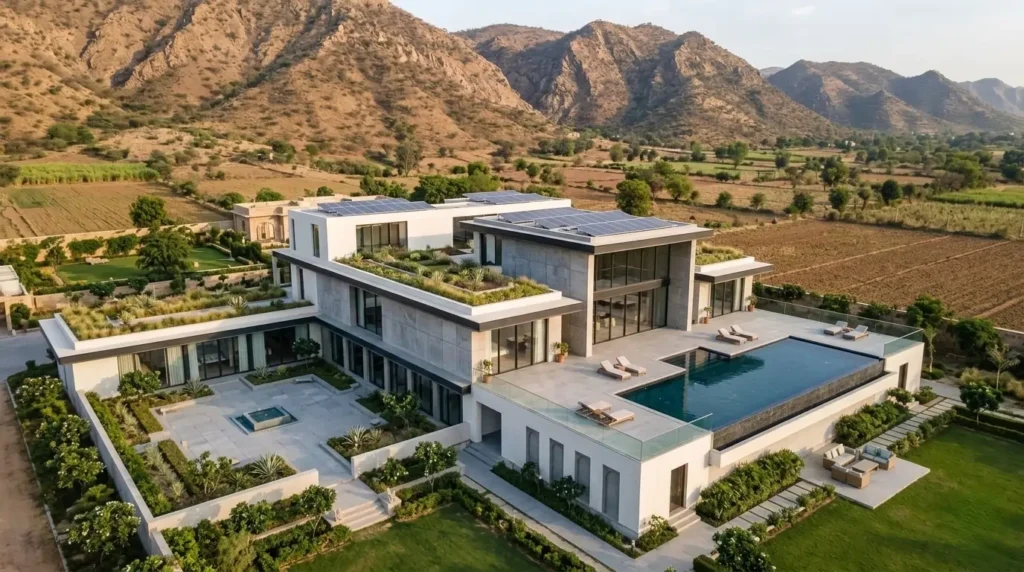 Luxury Modern Farm House Living Naugaon