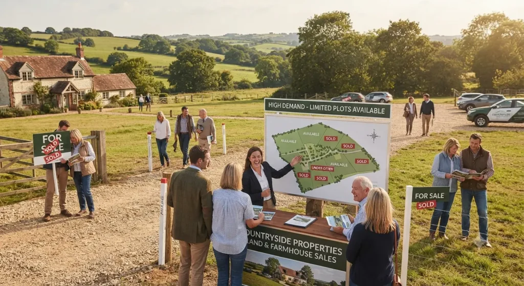Increasing demand for land and farmhouse ownership