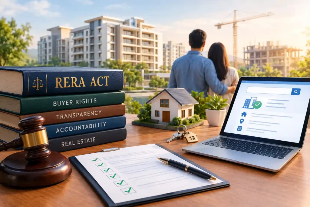 Steps for a RERA registration check on the state RERA portal
