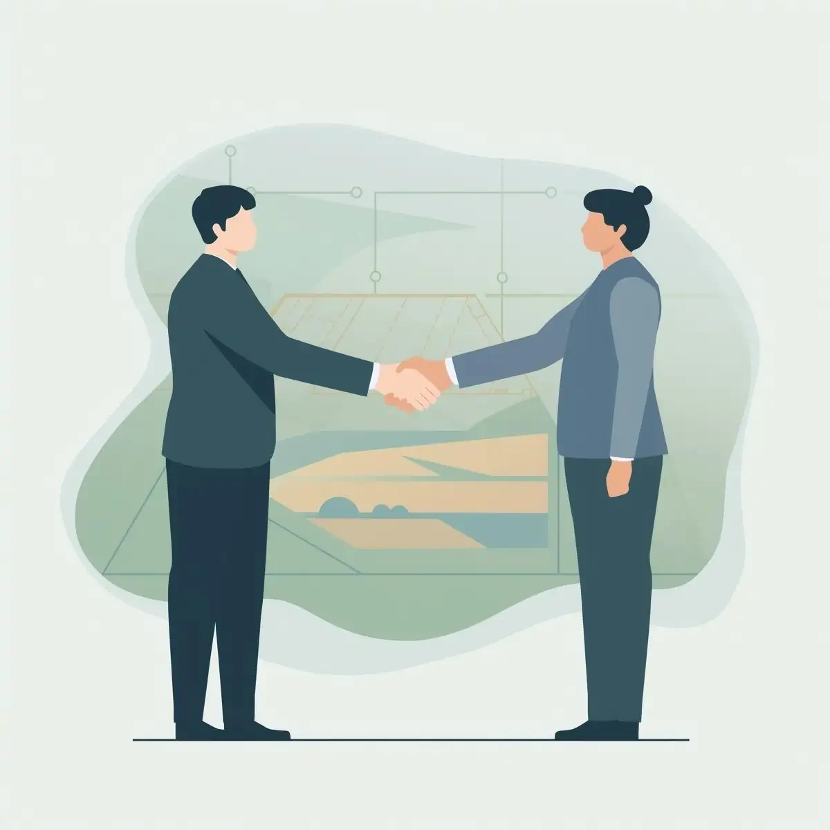 Professional legal consultation for farmhouse land